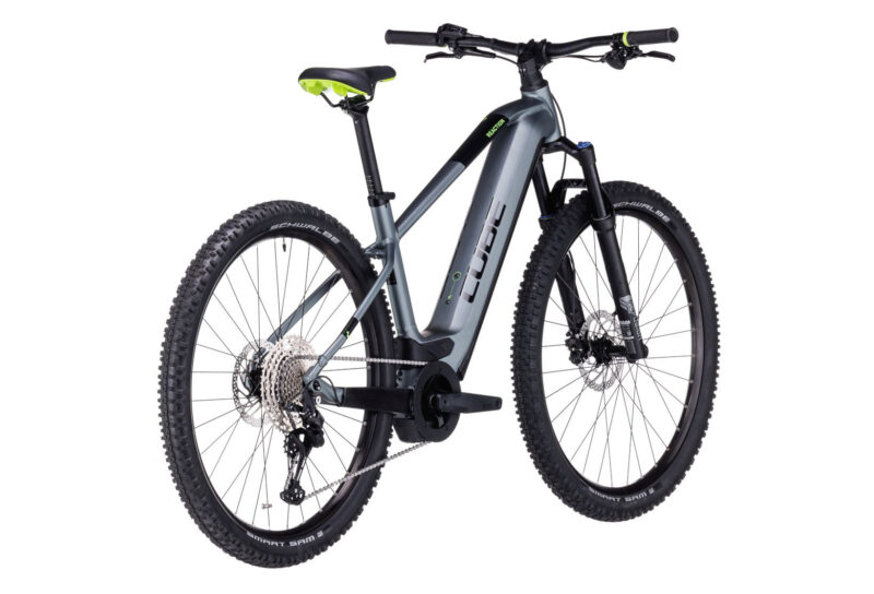 VTT ÉLECTRIQUE SEMI-RIGIDE CUBE REACTION HYBRID PRO 625 SHIMANO DEORE 11V 625 WH 29'' GRIS FLASH 2023 – Image 6