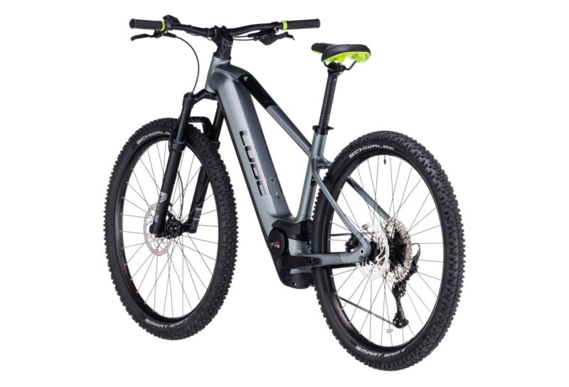 VTT ÉLECTRIQUE SEMI-RIGIDE CUBE REACTION HYBRID PRO 625 SHIMANO DEORE 11V 625 WH 29'' GRIS FLASH 2023 – Image 5