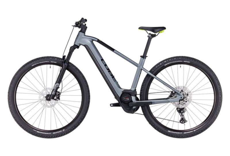 VTT ÉLECTRIQUE SEMI-RIGIDE CUBE REACTION HYBRID PRO 625 SHIMANO DEORE 11V 625 WH 29'' GRIS FLASH 2023 – Image 4