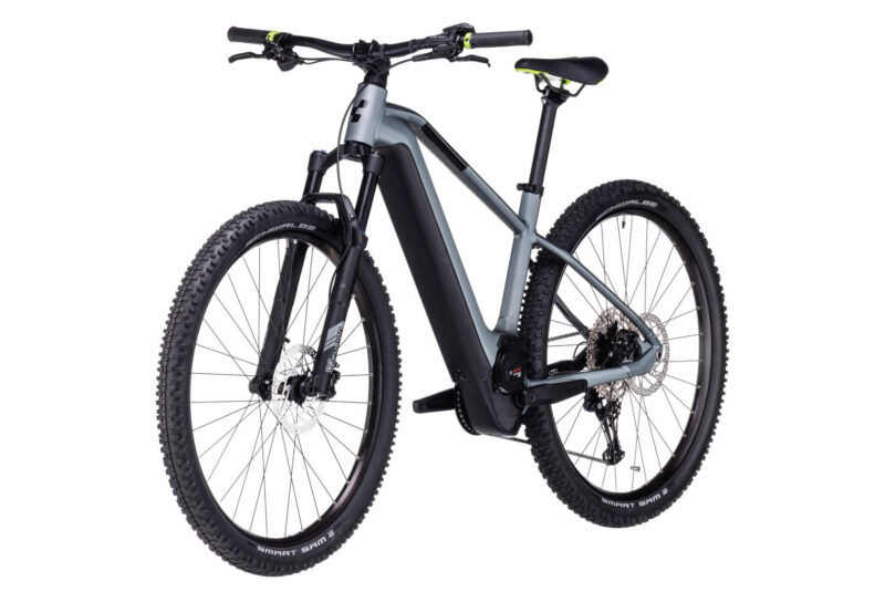 VTT ÉLECTRIQUE SEMI-RIGIDE CUBE REACTION HYBRID PRO 625 SHIMANO DEORE 11V 625 WH 29'' GRIS FLASH 2023 – Image 3