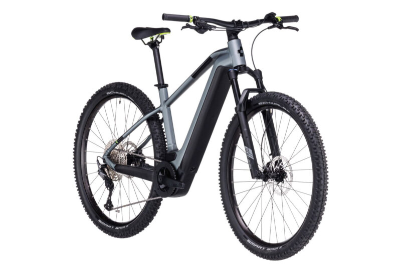 VTT ÉLECTRIQUE SEMI-RIGIDE CUBE REACTION HYBRID PRO 625 SHIMANO DEORE 11V 625 WH 29'' GRIS FLASH 2023 – Image 2